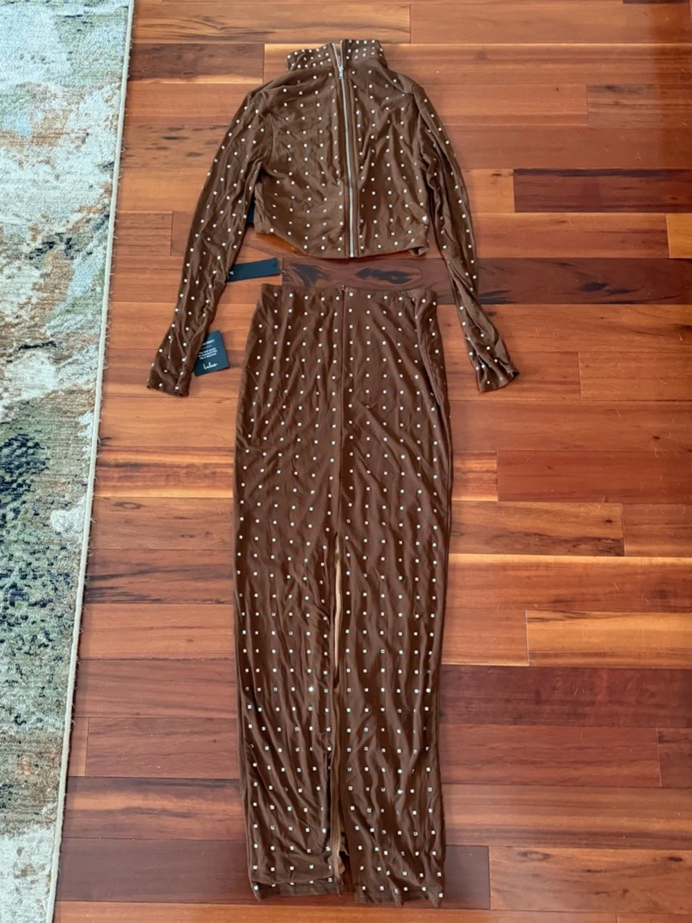 Lulus Two Piece Gown - Picture 3 of 4